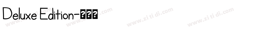 Deluxe Edition字体转换